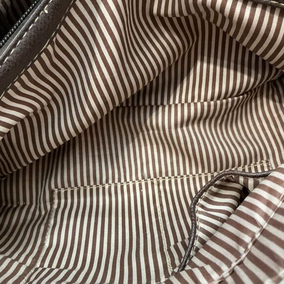 Tan Western Tooled Leather Embroidered Feather & Arrow Western Boho Shoulder Bag - Picture 8 of 9